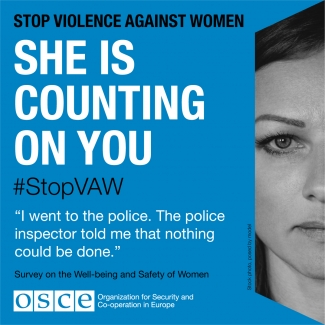 #StopVAW She is counting on you Banner